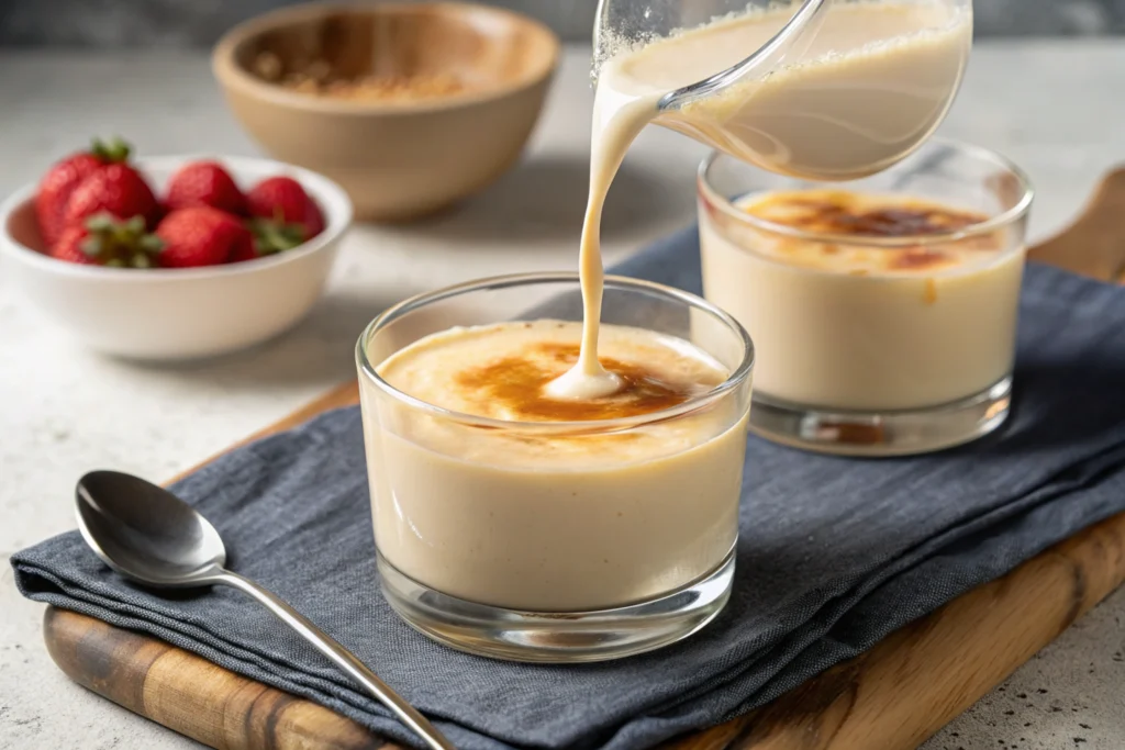 Heavy cream is the top choice for Best Cream for Creme Brulee