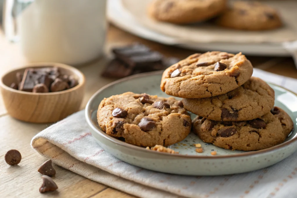 how to cook cookies-Texture of soft, chewy cookies.