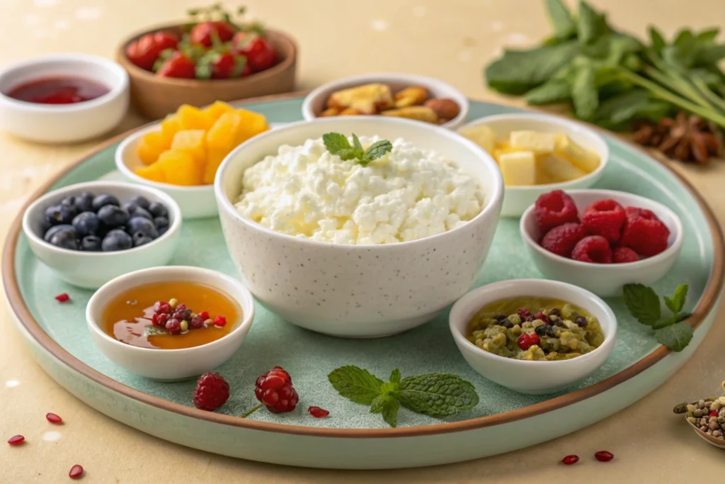 what is the most popular way to eat cottage cheese-Toppings for cottage cheese.