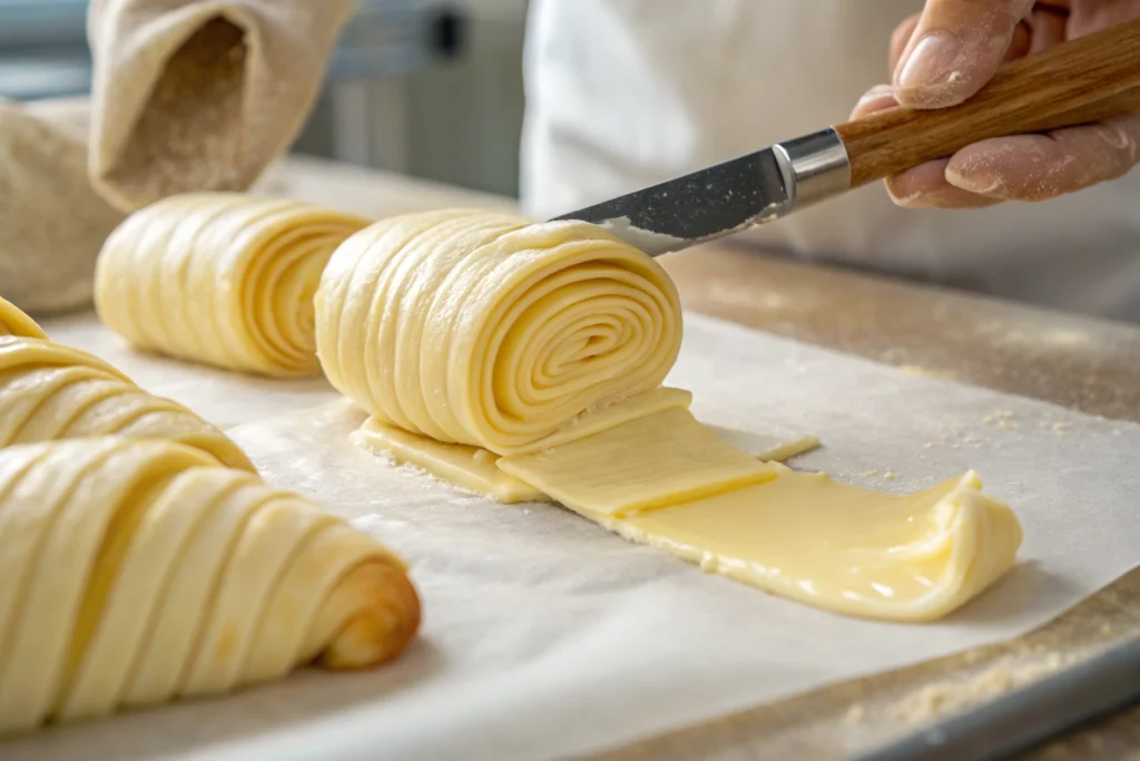 Butter is a key ingredient when creating croissant layers. What are the Ingredients in a Croissant?