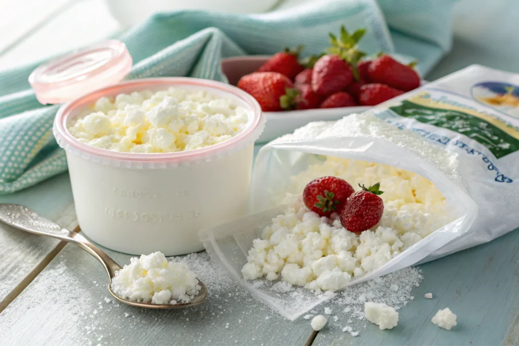 Can you freeze cottage cheese? A look at the preservation.