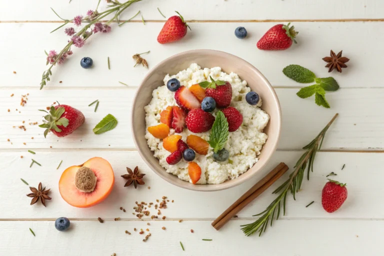 What does cottage cheese mix well with: many different flavor pairings.