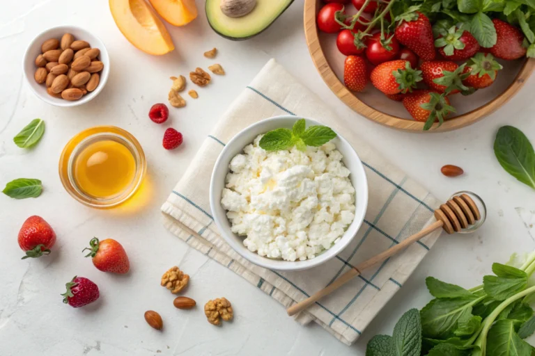 What is the most popular way to eat cottage cheese? Options