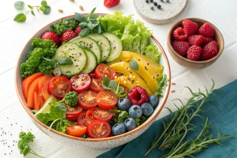 Pokemon Sleep salad recipes inspired meal.