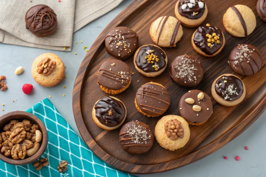 Crookie recipe-variations with different toppings.