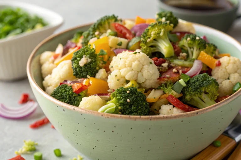 Broccoli Cauliflower Salad Recipe