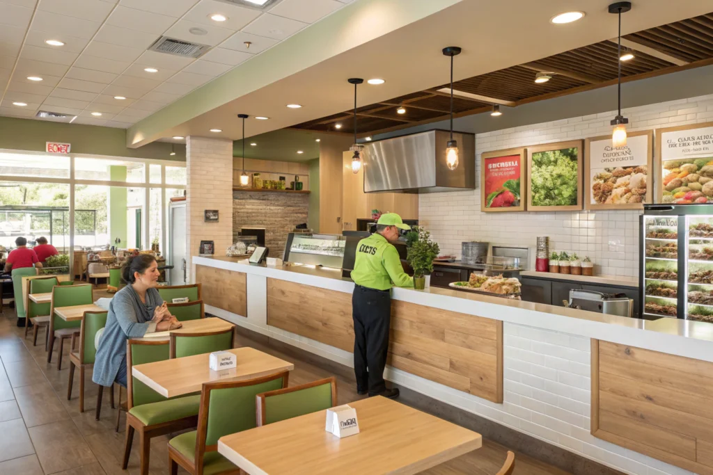 Chicken Salad Chick restaurant interior contributing to What Makes Chicken Salad Chick So Good