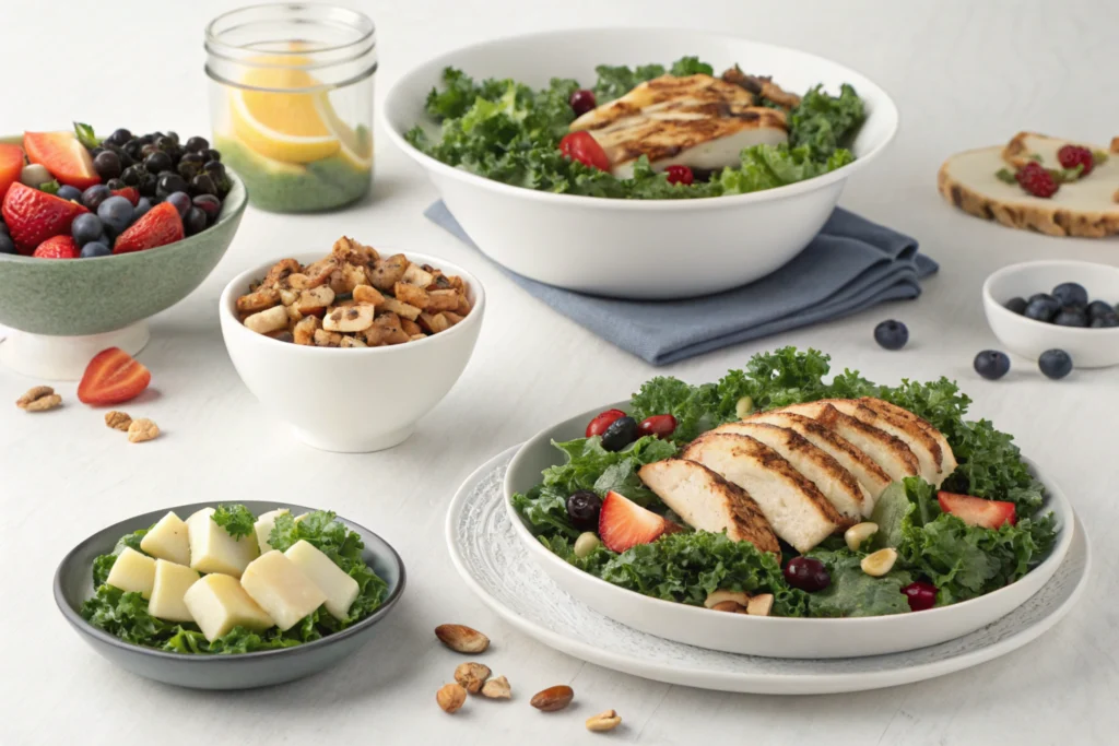 chick fil a kale salad recipe-Serving suggestions for a chick fil a kale salad recipe.