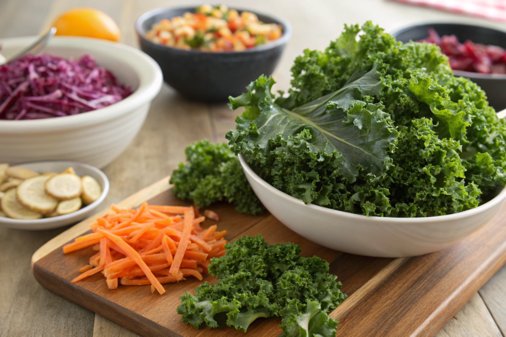 Naturally great ingredients in what is a kale crunch side?
