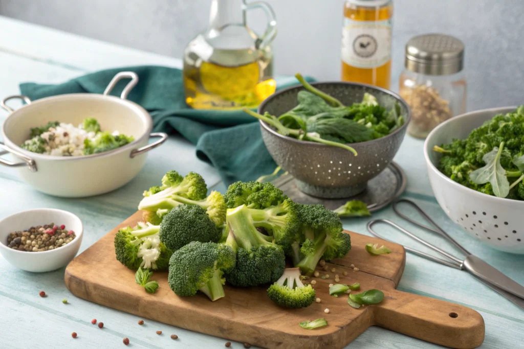 Broccoli as a source of antioxidants when thinking about why do you blanch broccoli for salad?