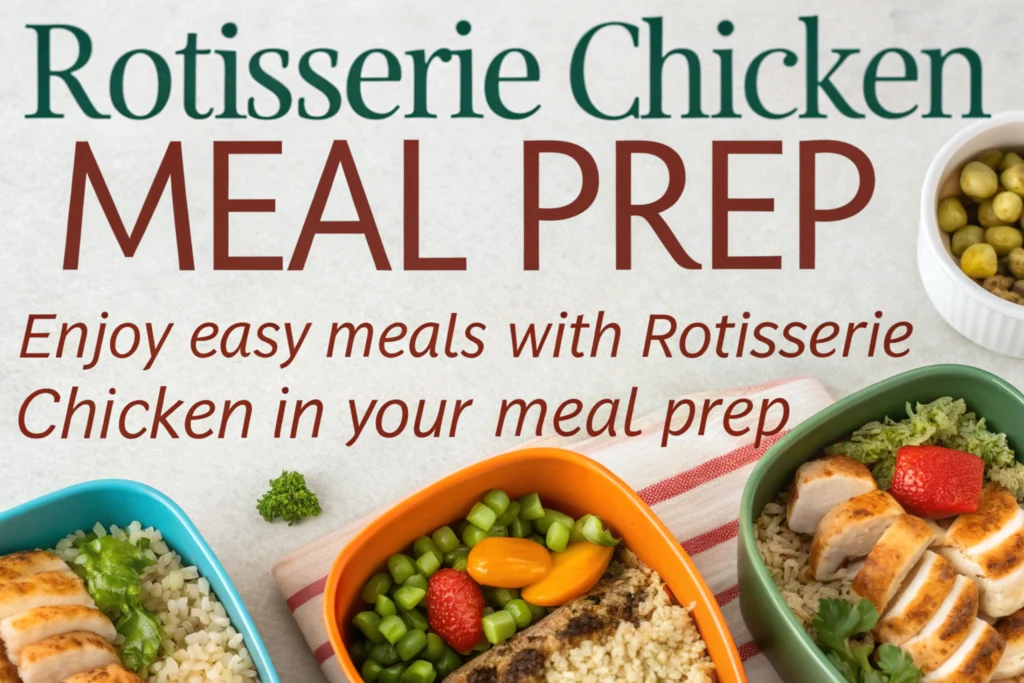 Rotisserie-Enjoy easy meals with rotisserie chicken in your meal prep.