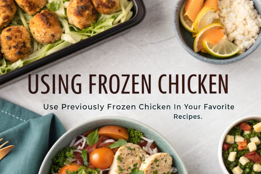 Freeze Rotisserie Chicken-Meals made with previously frozen rotisserie chicken.