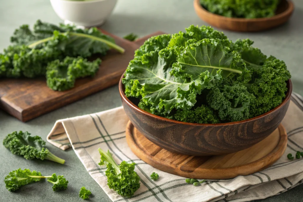 Kale in a salad to show how healthy is the kale salad at Chick-fil-A?.