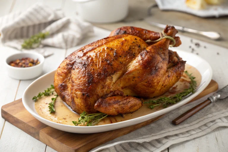 Unsold Rotisserie Chicken-A whole, golden Costco rotisserie chicken, ready to be served.