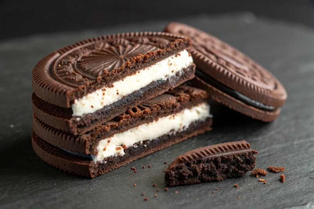 Close-up of what goes into making Oreos-What Goes Into Making Oreos