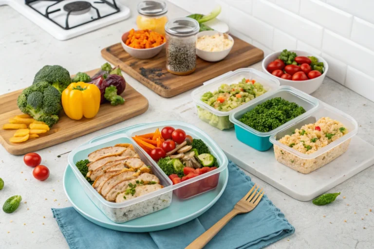 Meal Prep Ideas High Protein - Delicious and vibrant high-protein meals prepped and ready to go