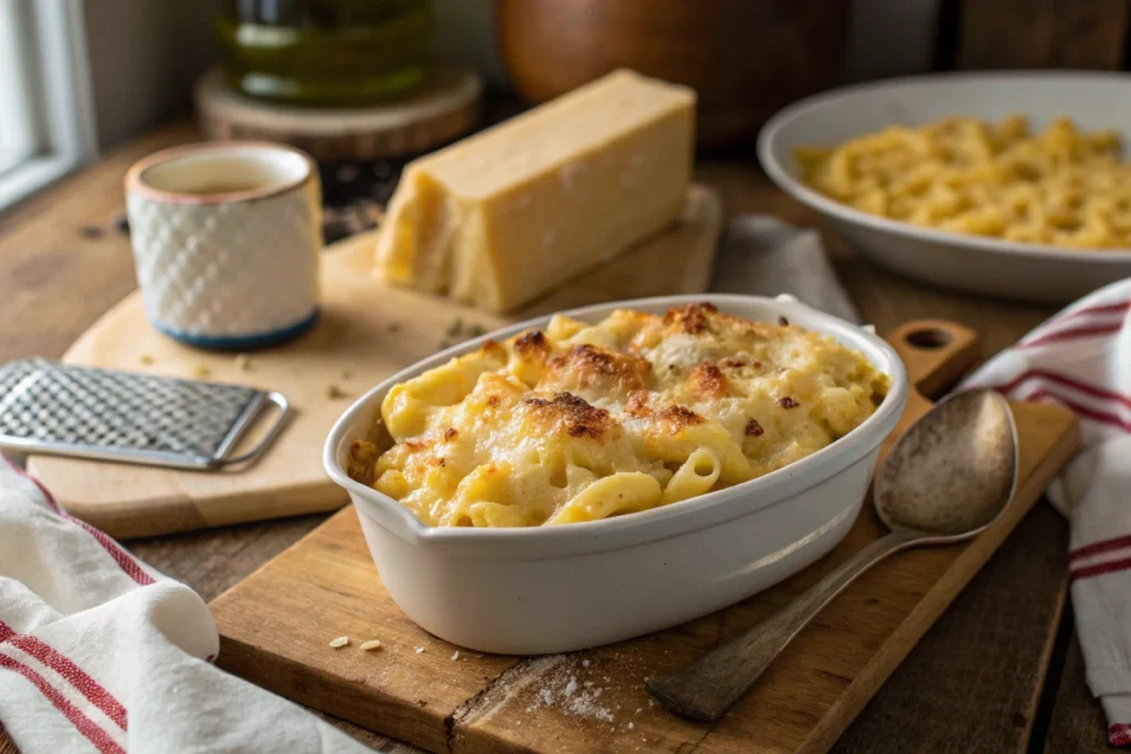 Tini Mac and Cheese - Finished Tini Mac and Cheese ready to serve