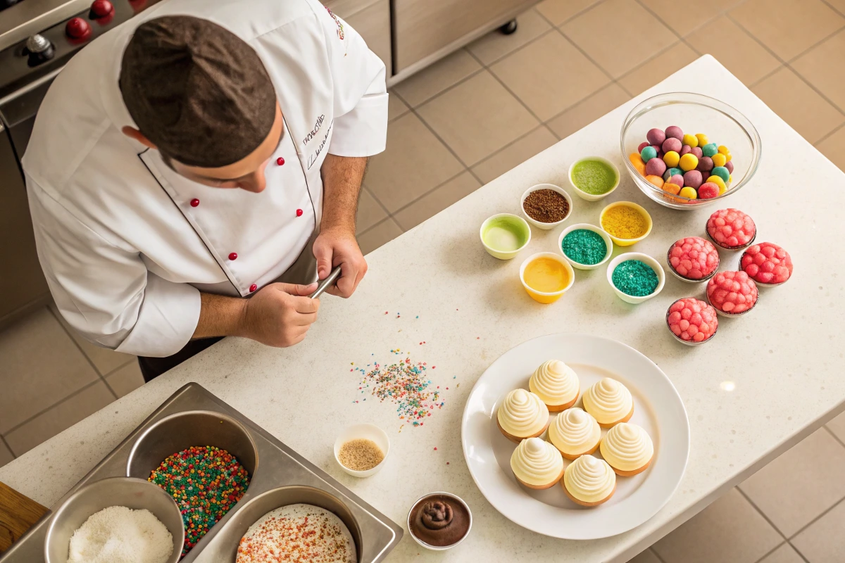 Starbucks Cake Pop Recipe - Step-by-step process: Preparing ingredients for making Starbucks Cake Pops