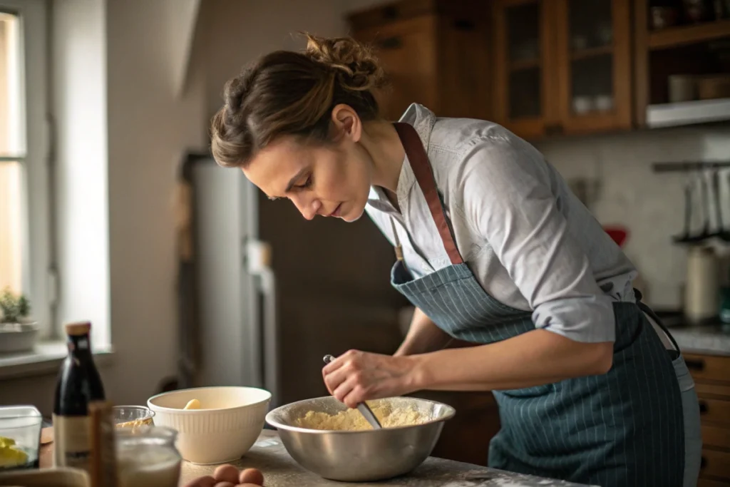 Tini Mac and Cheese - Step-by-step process: Preparing key ingredient for making Tini Mac and Cheese