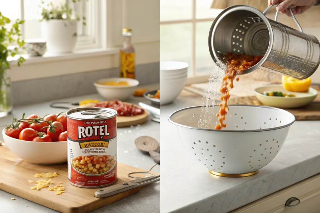 Do You Drain the Can of Rotel? - Draining Options
