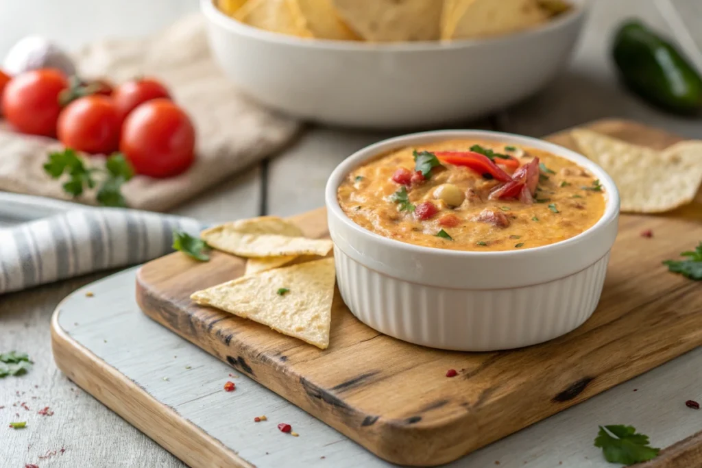 5-Minute Cheesy Rotel Dip: The Ultimate Party Appetizer! 1 Rotel Dip - Delicious homemade Rotel Dip Recipe