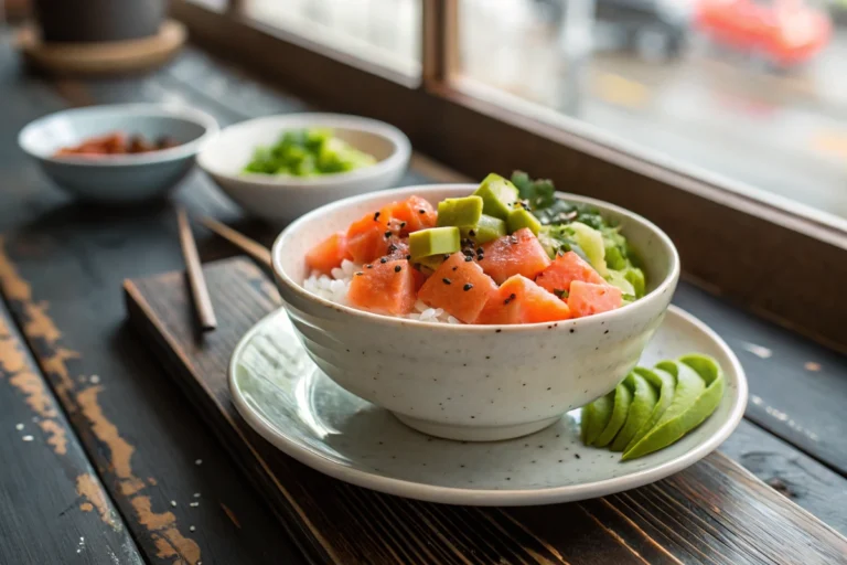 Salmon Poke Bowl - Delicious homemade Salmon Poke Bowl