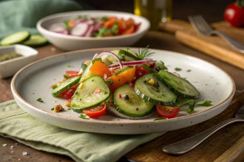 Viral Cucumber Salad: Discover This Delicious & Refreshing Recipe! 1 Viral Cucumber Salad