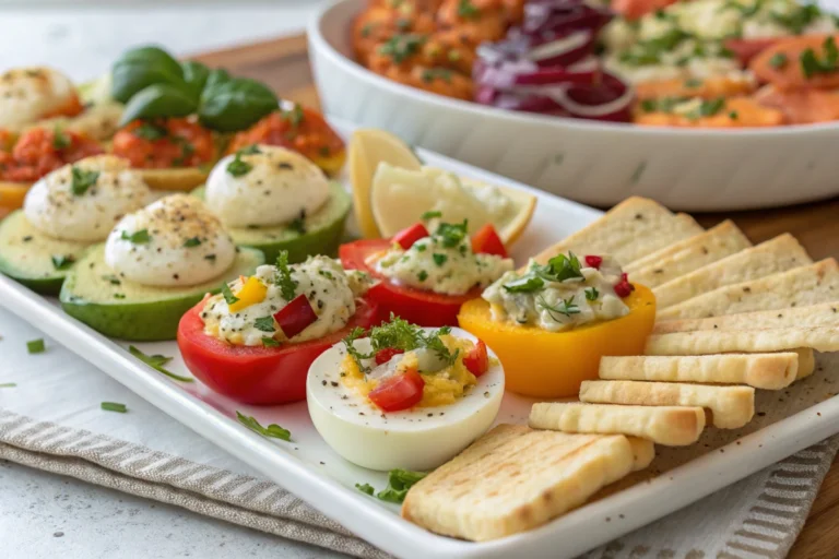 Easy Party Appetizers - A colorful and delicious spread of easy party appetizers.