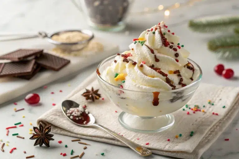 Homemade Snow Cream Recipe - A delicious winter treat.
