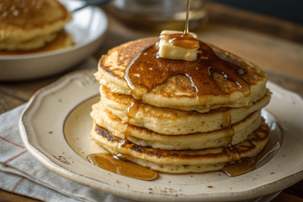 Krusteaz Pancake Mix Recipe FAQs - Fluffy and golden pancakes.