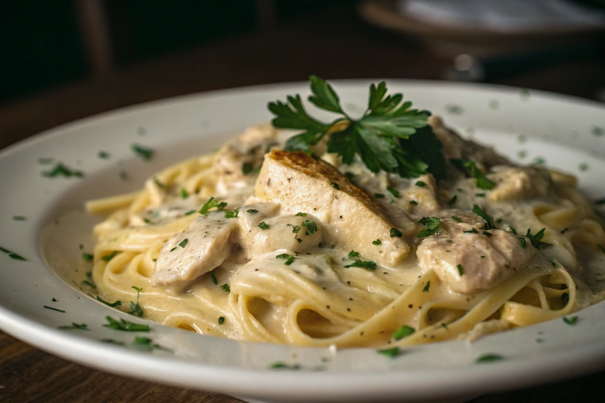 Garlic Parmesan Chicken Pasta