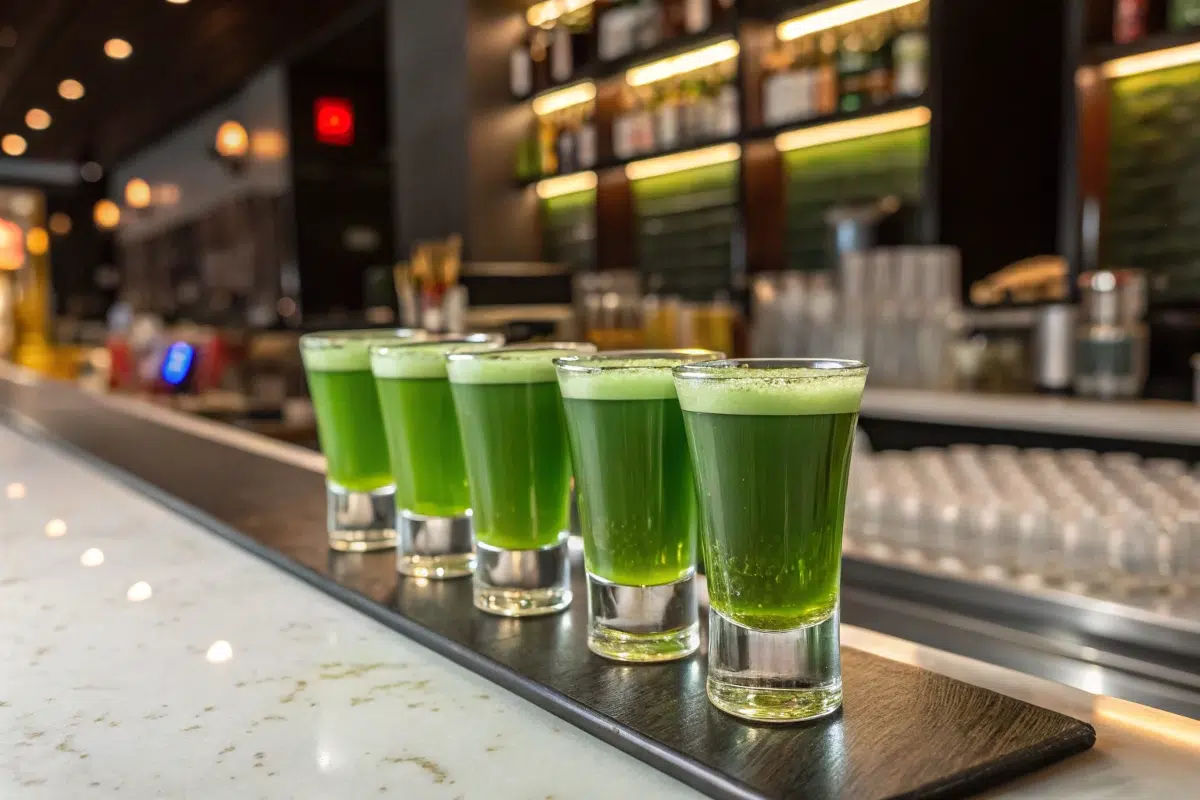 Green Tea Shot - A vibrant and delicious party shot